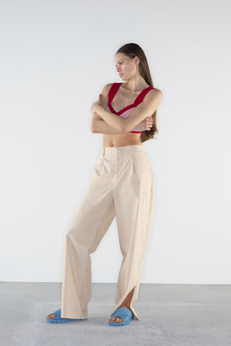 Sandalias Camper Brutus Recycled Algodon Mujer Azules | UJTNO-3680
