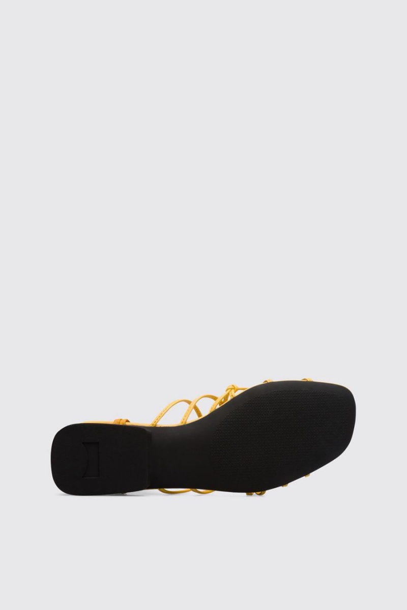 Sandalias Camper Casi Myra Mujer Amarillo | TIXDP-2970