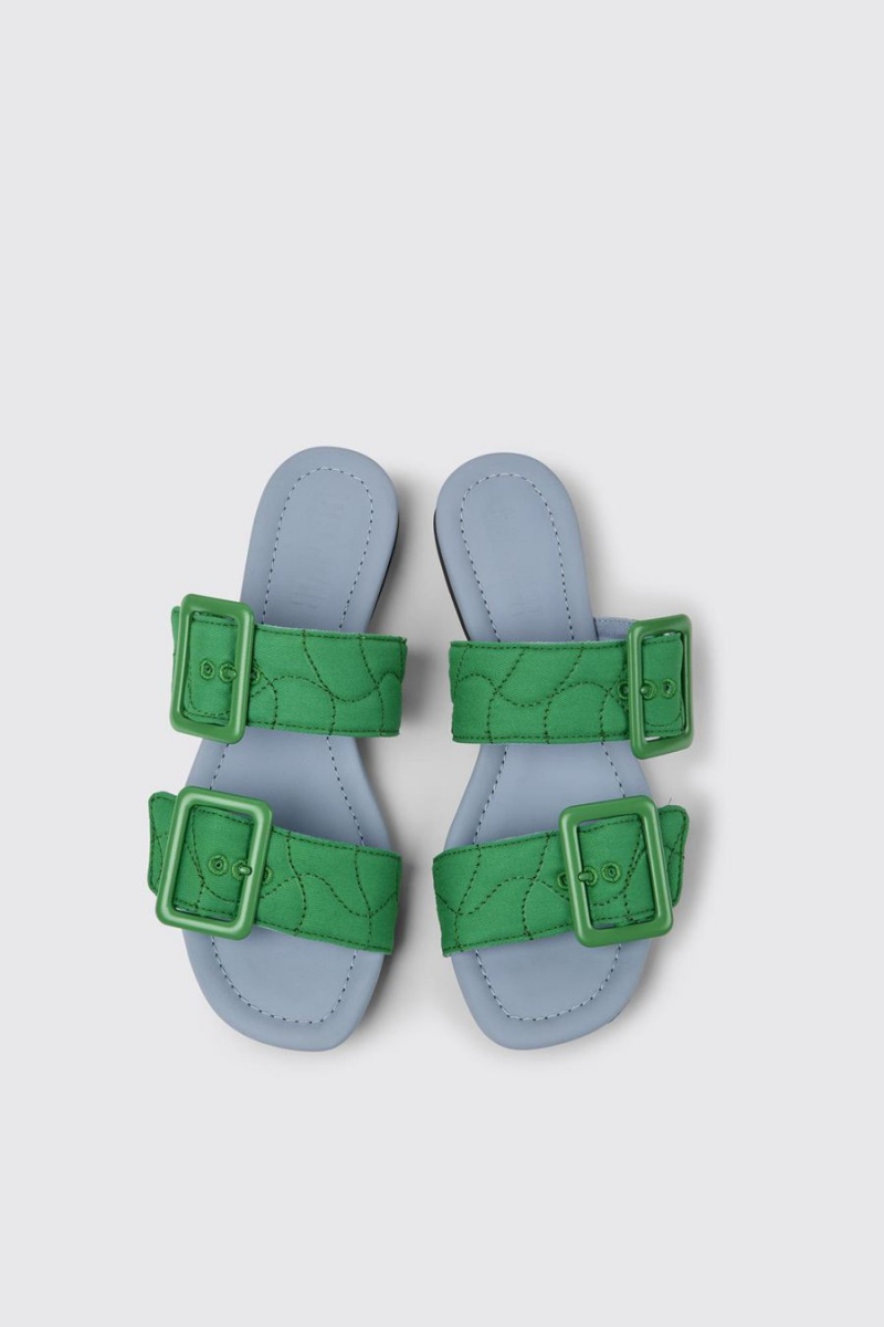 Sandalias Camper Casi Myra Mujer Verde | FLVCE-3194