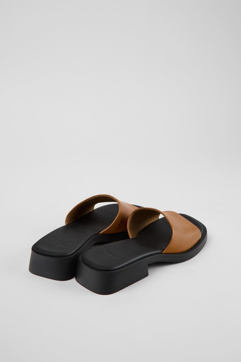 Sandalias Camper Dana Cuero Mujer Marrones | BLYHG-6125