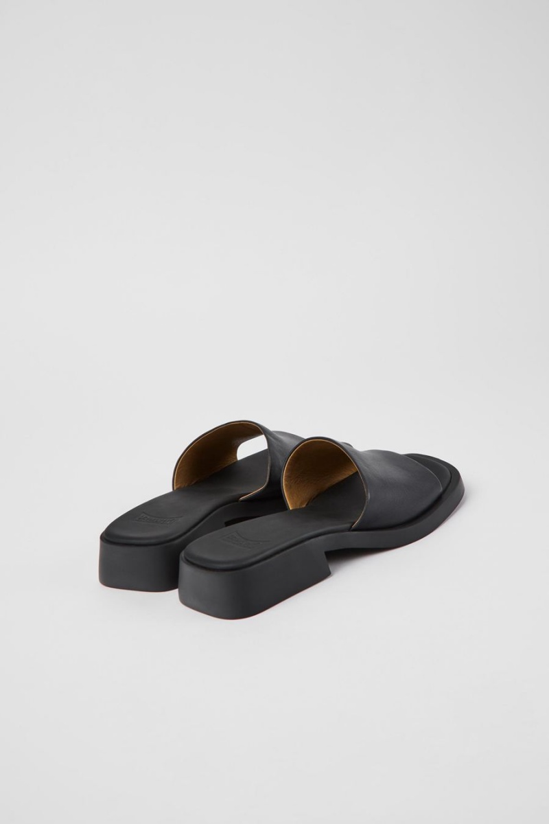 Sandalias Camper Dana Cuero Mujer Negras | KPRGF-2576