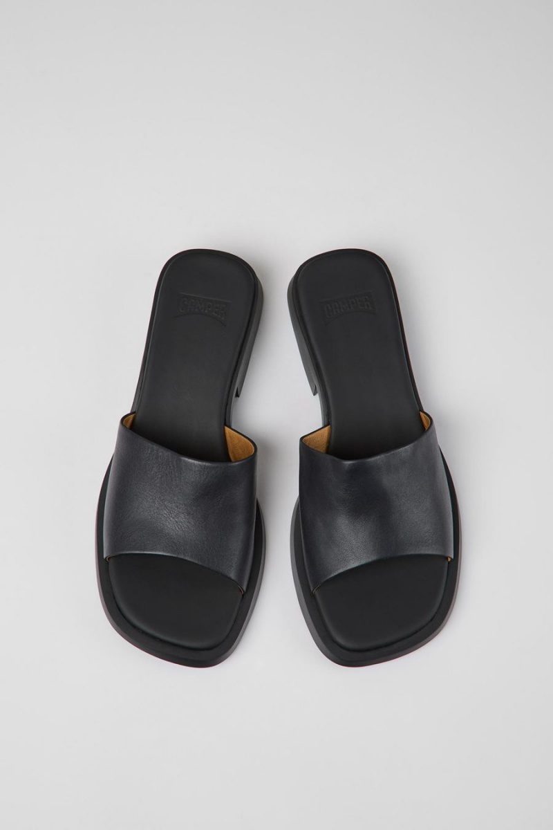 Sandalias Camper Dana Cuero Mujer Negras | KPRGF-2576