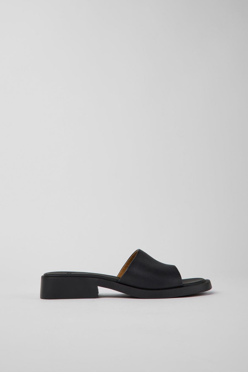 Sandalias Camper Dana Cuero Mujer Negras | KPRGF-2576