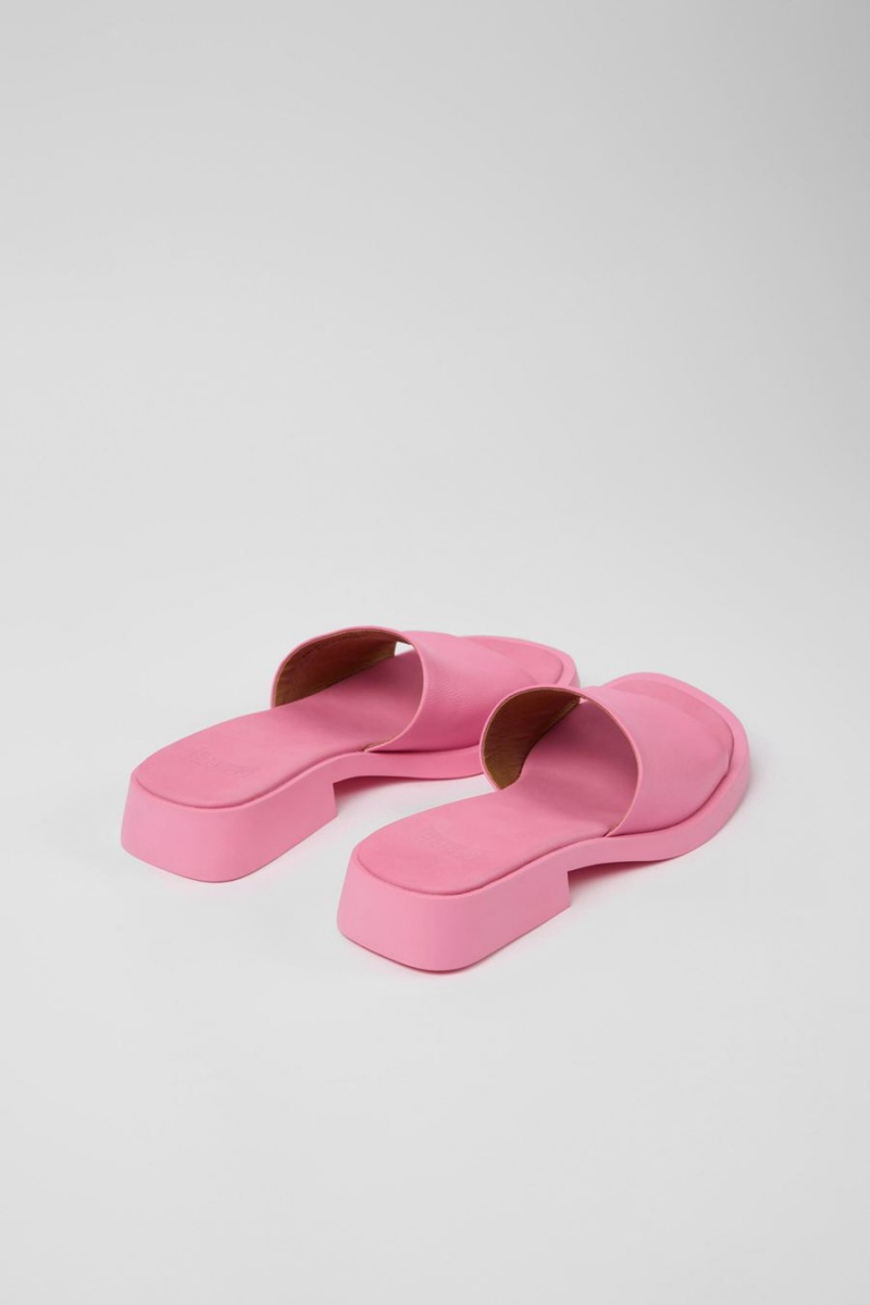 Sandalias Camper Dana Cuero Mujer Rosas | GLBHE-6541