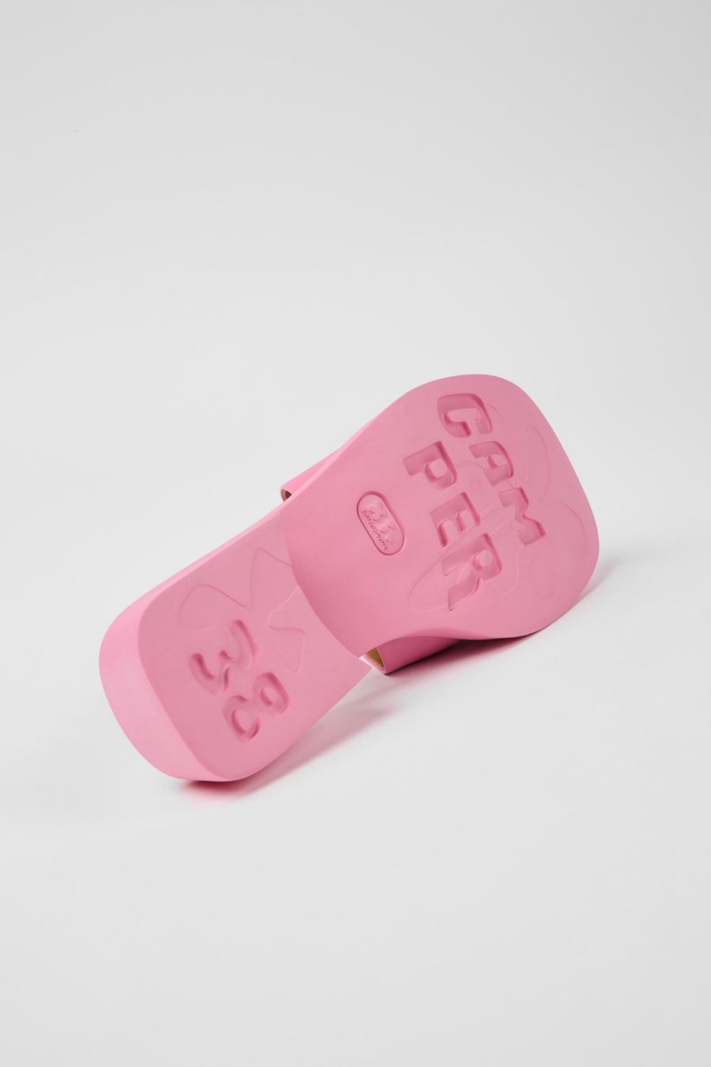 Sandalias Camper Dana Cuero Mujer Rosas | GLBHE-6541