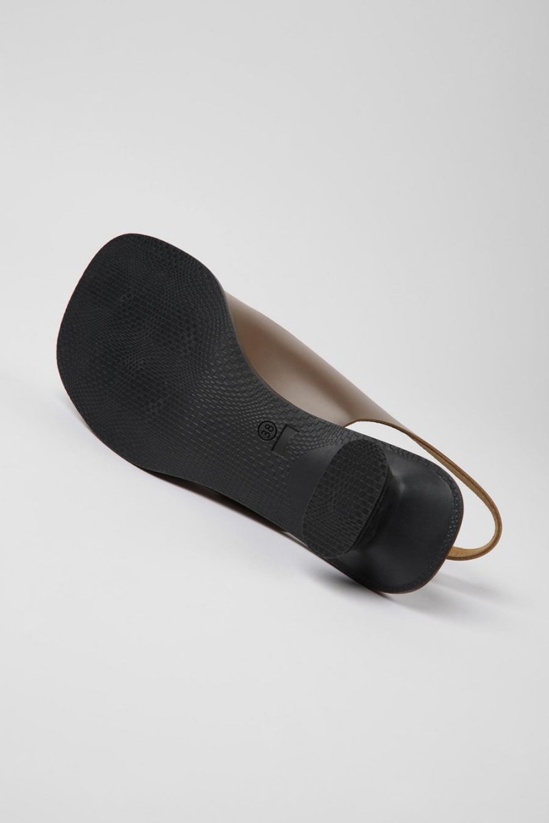 Sandalias Camper Dina Cuero Mujer Marrones | GMEBZ-0162