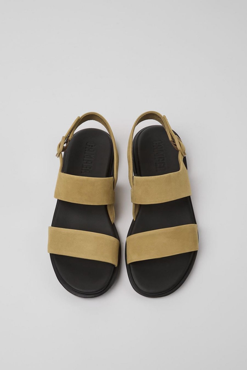 Sandalias Camper Edy Cuero Mujer Marrones | NWEBM-9217