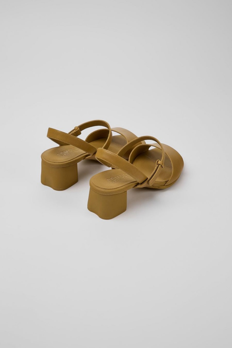 Sandalias Camper Katie Cuero Mujer Marrones | SCMGW-1290