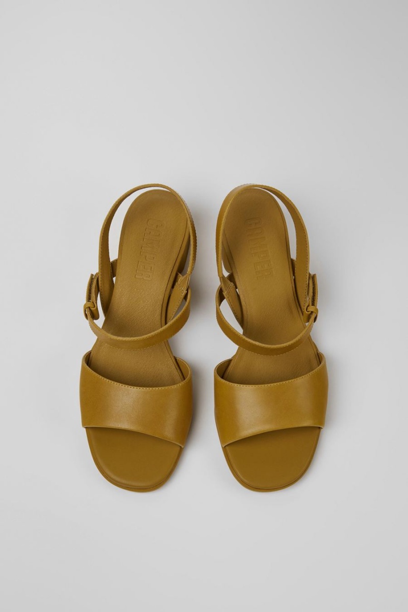 Sandalias Camper Katie Cuero Mujer Marrones | SCMGW-1290
