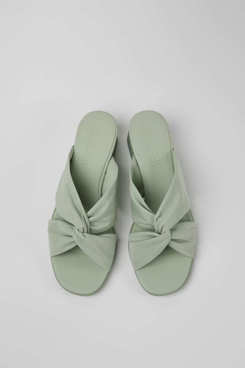 Sandalias Camper Katie Recycled Pet Mujer Verde | OVCFI-2715