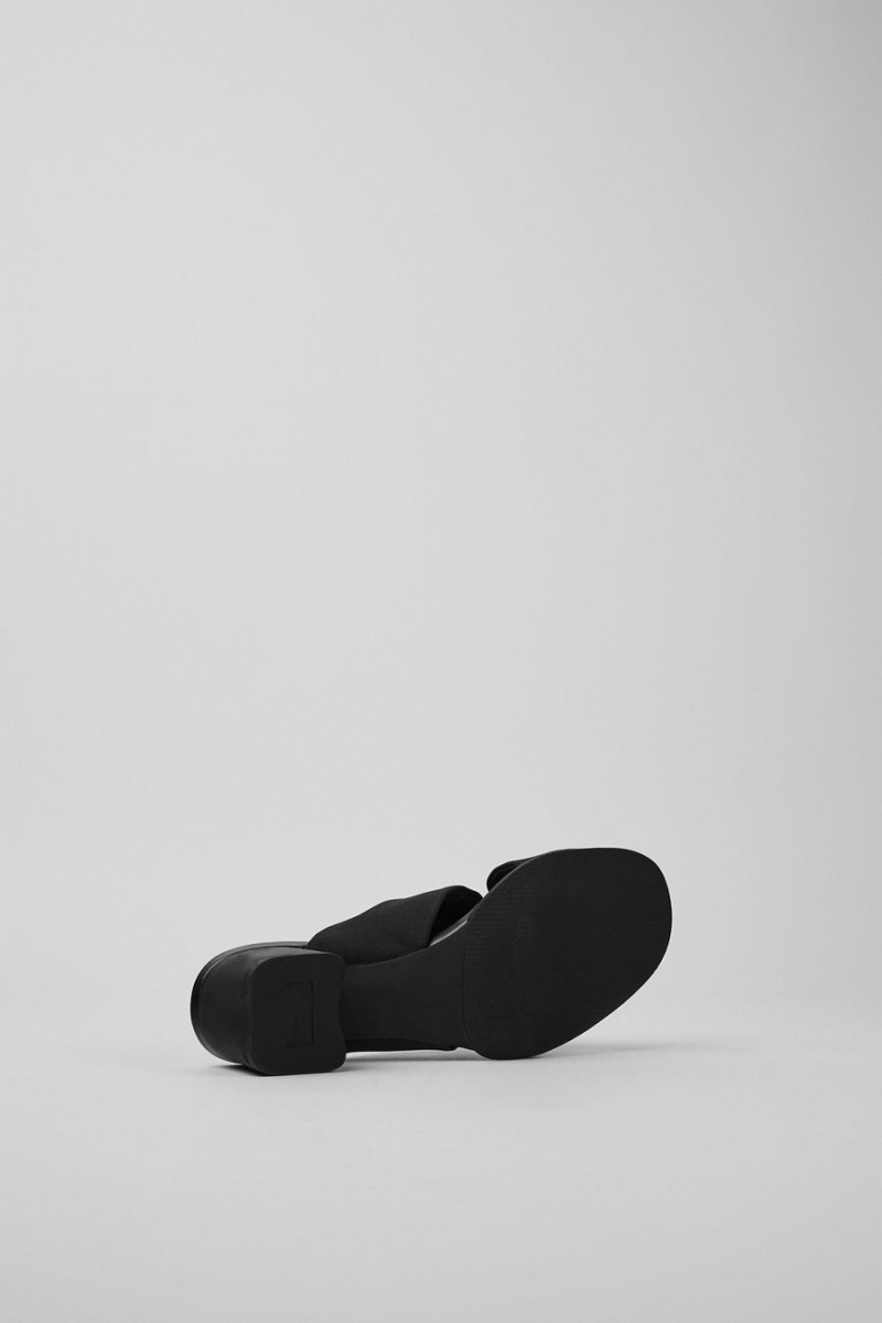 Sandalias Camper Katie Recycled Pet Mujer Negras | KSIQG-3570