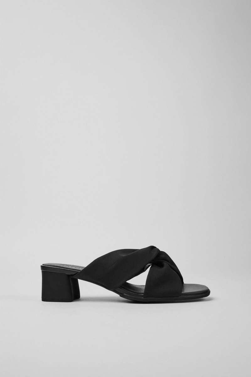 Sandalias Camper Katie Recycled Pet Mujer Negras | KSIQG-3570