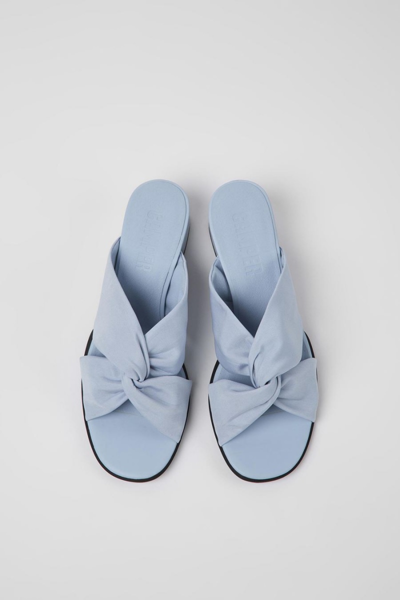 Sandalias Camper Katie Textil Mujer Azules | ZWMOE-9472