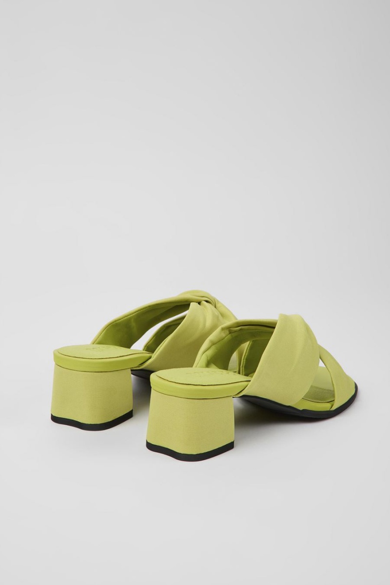 Sandalias Camper Katie Textil Mujer Verde | CYXWD-3210