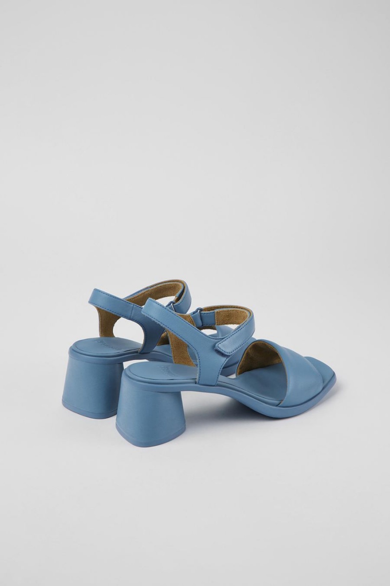 Sandalias Camper Kiara Cuero Mujer Azules | GHUCY-9185
