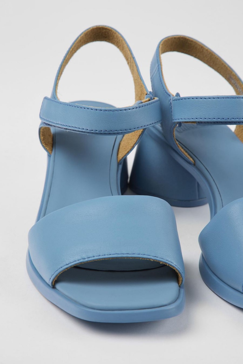 Sandalias Camper Kiara Cuero Mujer Azules | GHUCY-9185