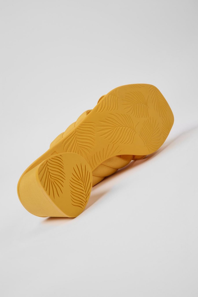 Sandalias Camper Kiara Textil Mujer Amarillo | WACLO-4169