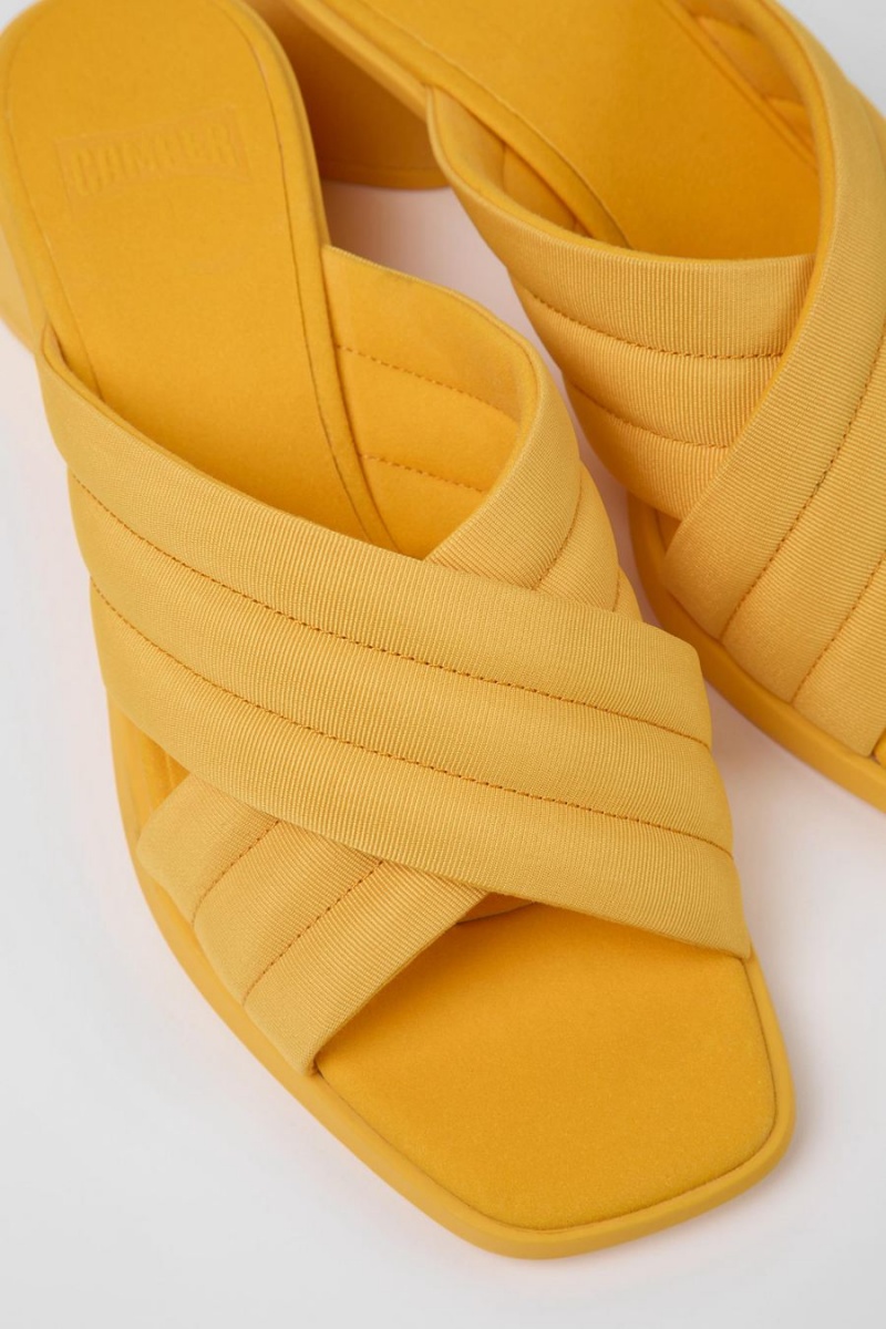 Sandalias Camper Kiara Textil Mujer Amarillo | WACLO-4169