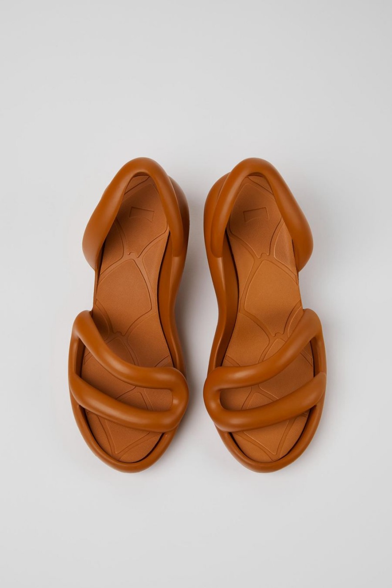 Sandalias Camper Kobarah Hombre Marrones | XHCJA-3851