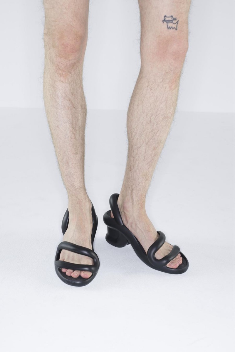 Sandalias Camper Kobarah Hombre Negras | IMATL-4807