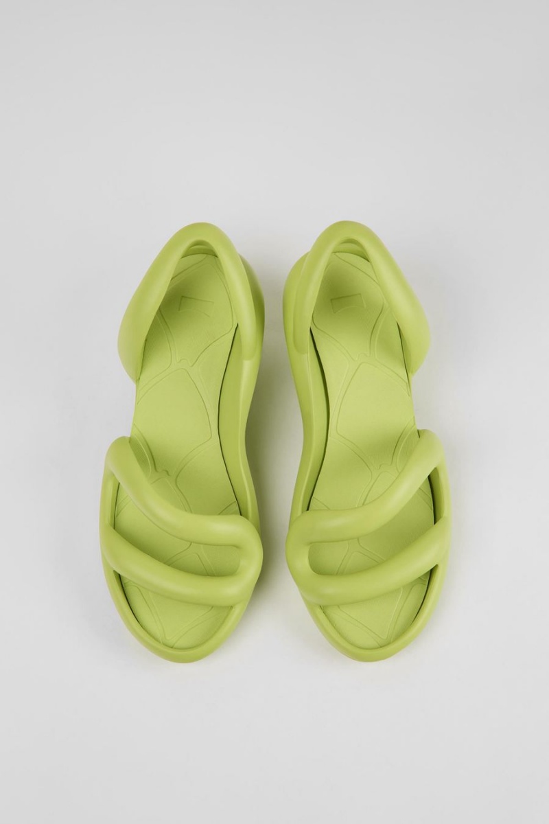 Sandalias Camper Kobarah Hombre Verde | FJTAY-3726