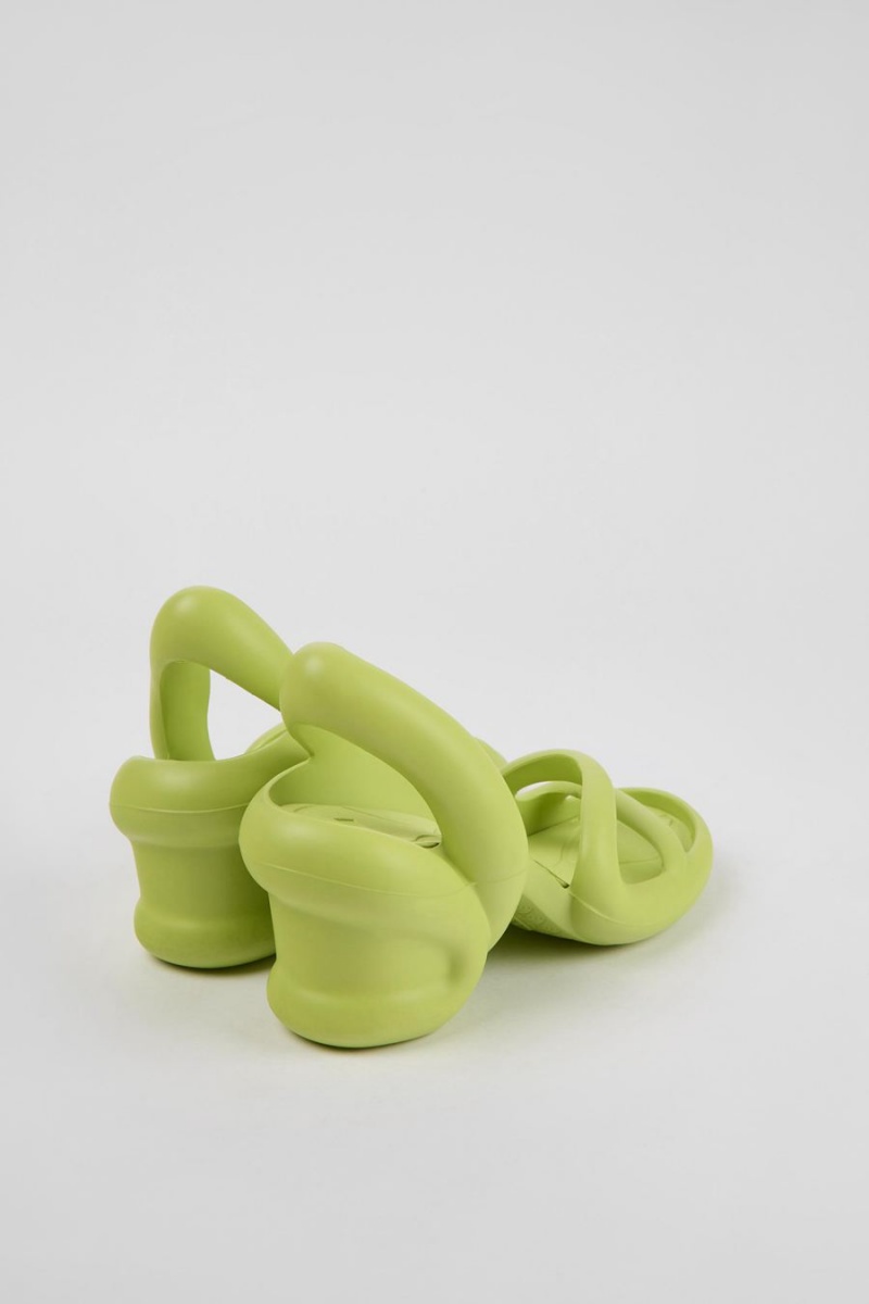 Sandalias Camper Kobarah Lime Mujer Verde | PESKT-4610