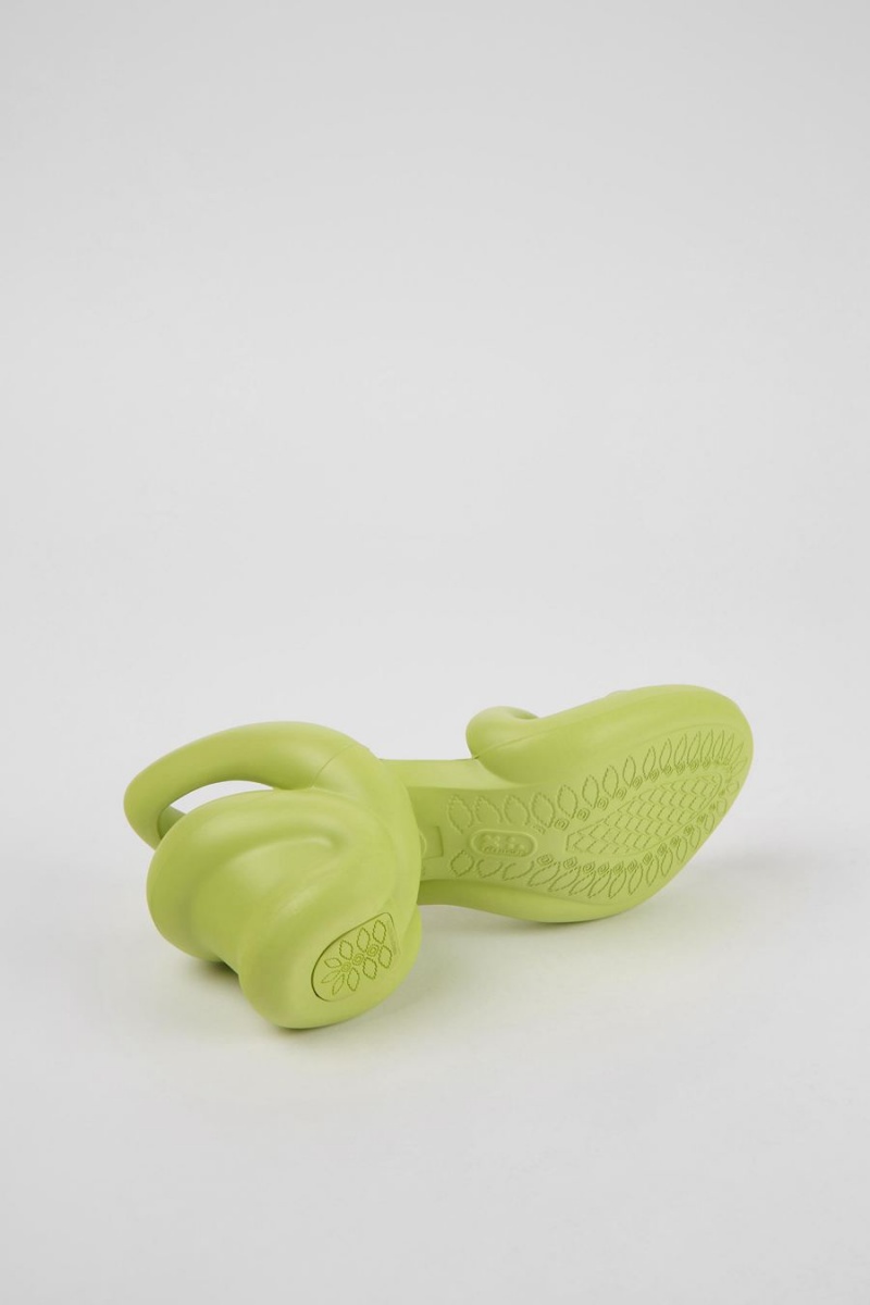 Sandalias Camper Kobarah Lime Mujer Verde | PESKT-4610