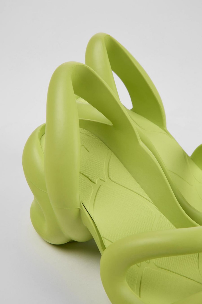 Sandalias Camper Kobarah Lime Mujer Verde | PESKT-4610