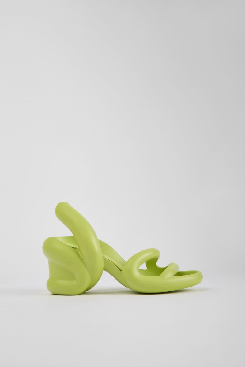 Sandalias Camper Kobarah Lime Mujer Verde | PESKT-4610