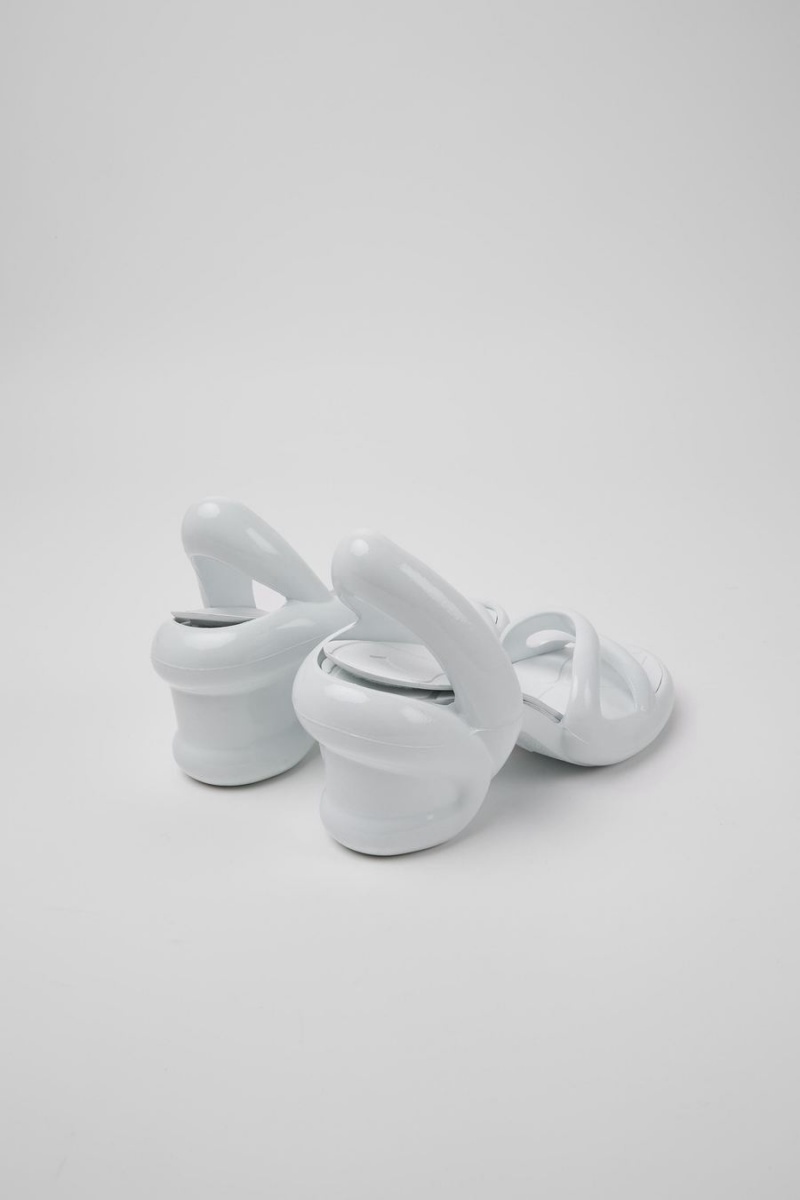 Sandalias Camper Kobarah Mujer Blancas | AWEVH-5047
