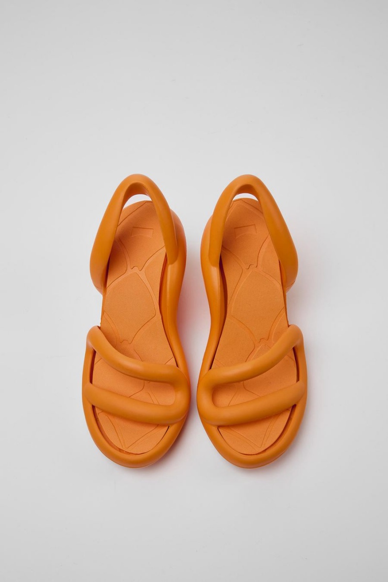 Sandalias Camper Kobarah Mujer Naranjas | IXZEV-2950