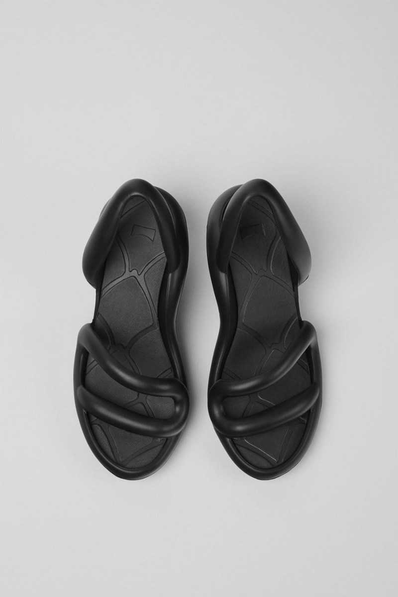 Sandalias Camper Kobarah Mujer Negras | NJRQT-3709