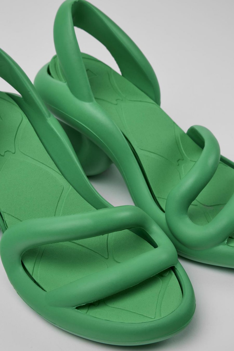 Sandalias Camper Kobarah Mujer Verde | UWPKC-0286