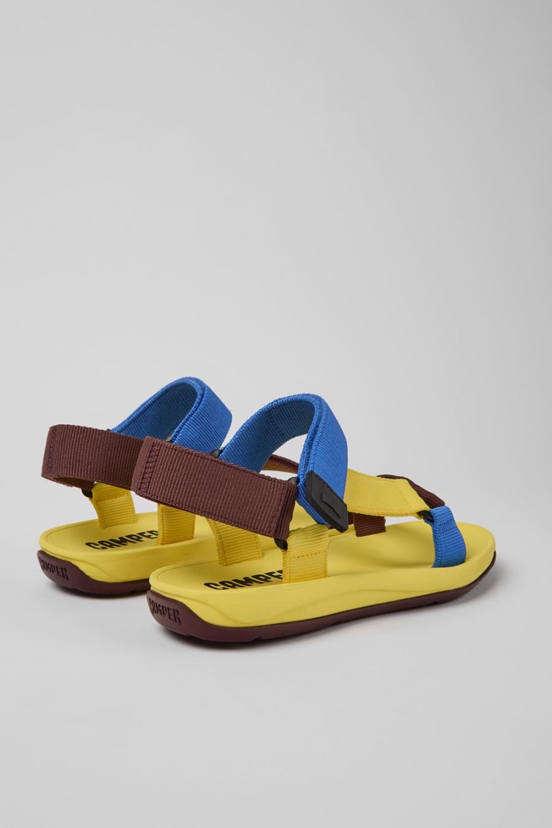 Sandalias Camper Match Hombre Amarillo | SVFNC-5820