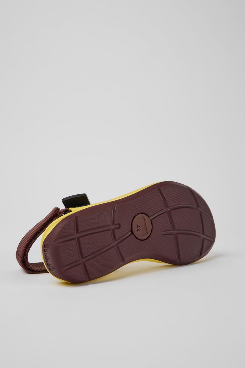 Sandalias Camper Match Hombre Amarillo | SVFNC-5820