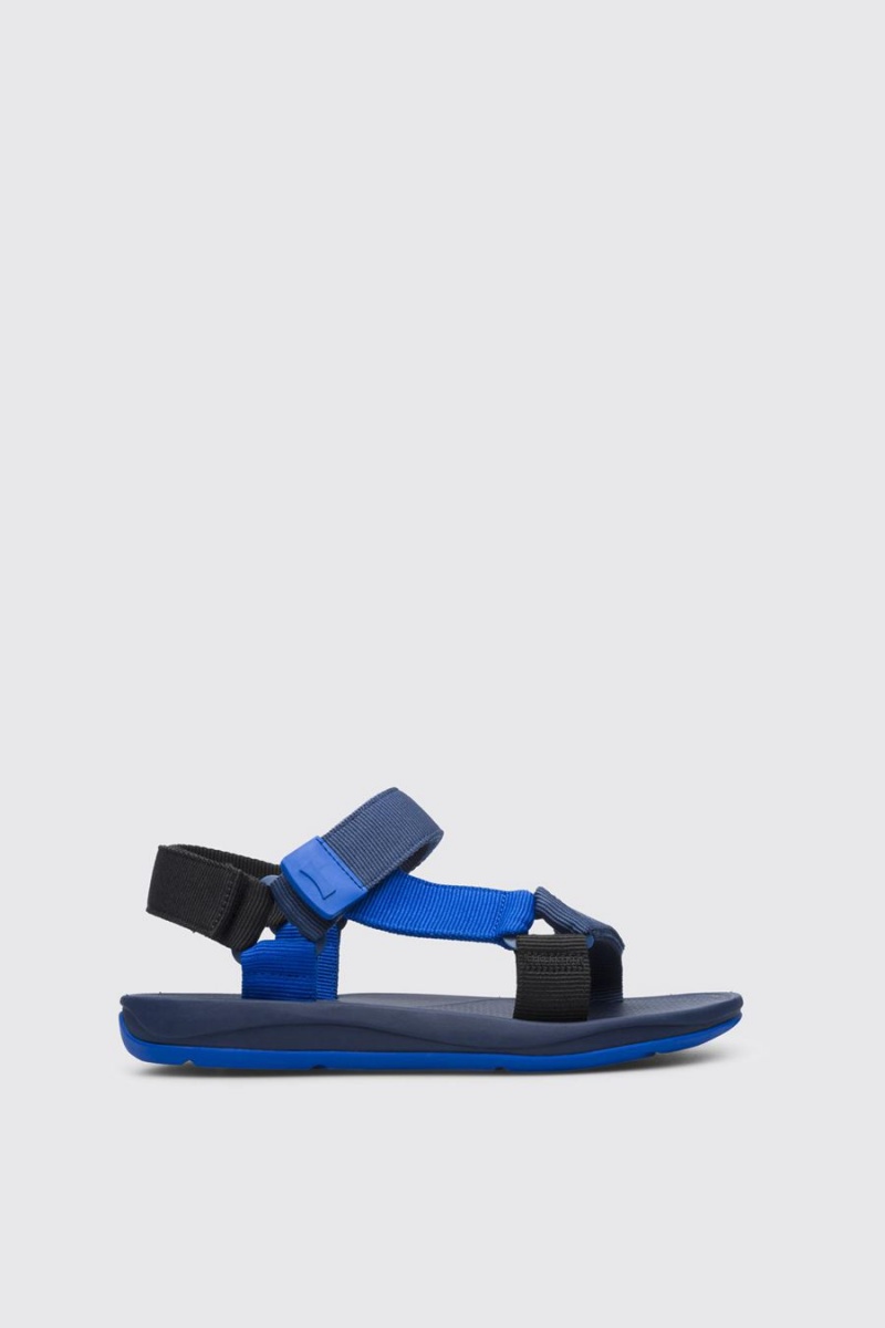 Sandalias Camper Match Hombre Azules | ARCEK-0653