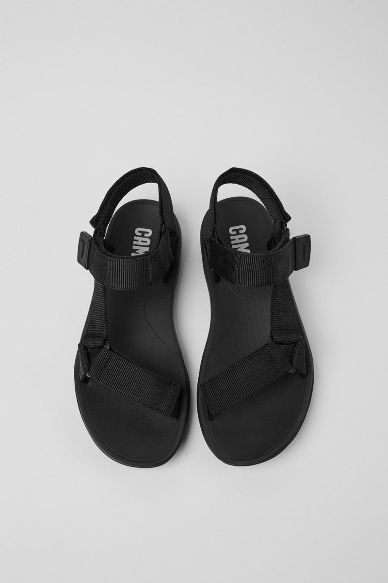 Sandalias Camper Match Hombre Negras | NSWDZ-0763