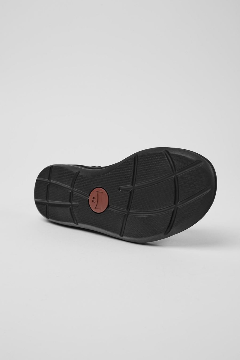 Sandalias Camper Match Hombre Negras | NSWDZ-0763