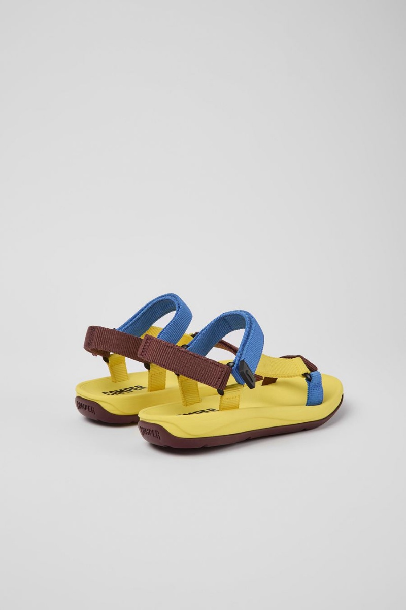 Sandalias Camper Match Mujer Amarillo | NGUFJ-6950