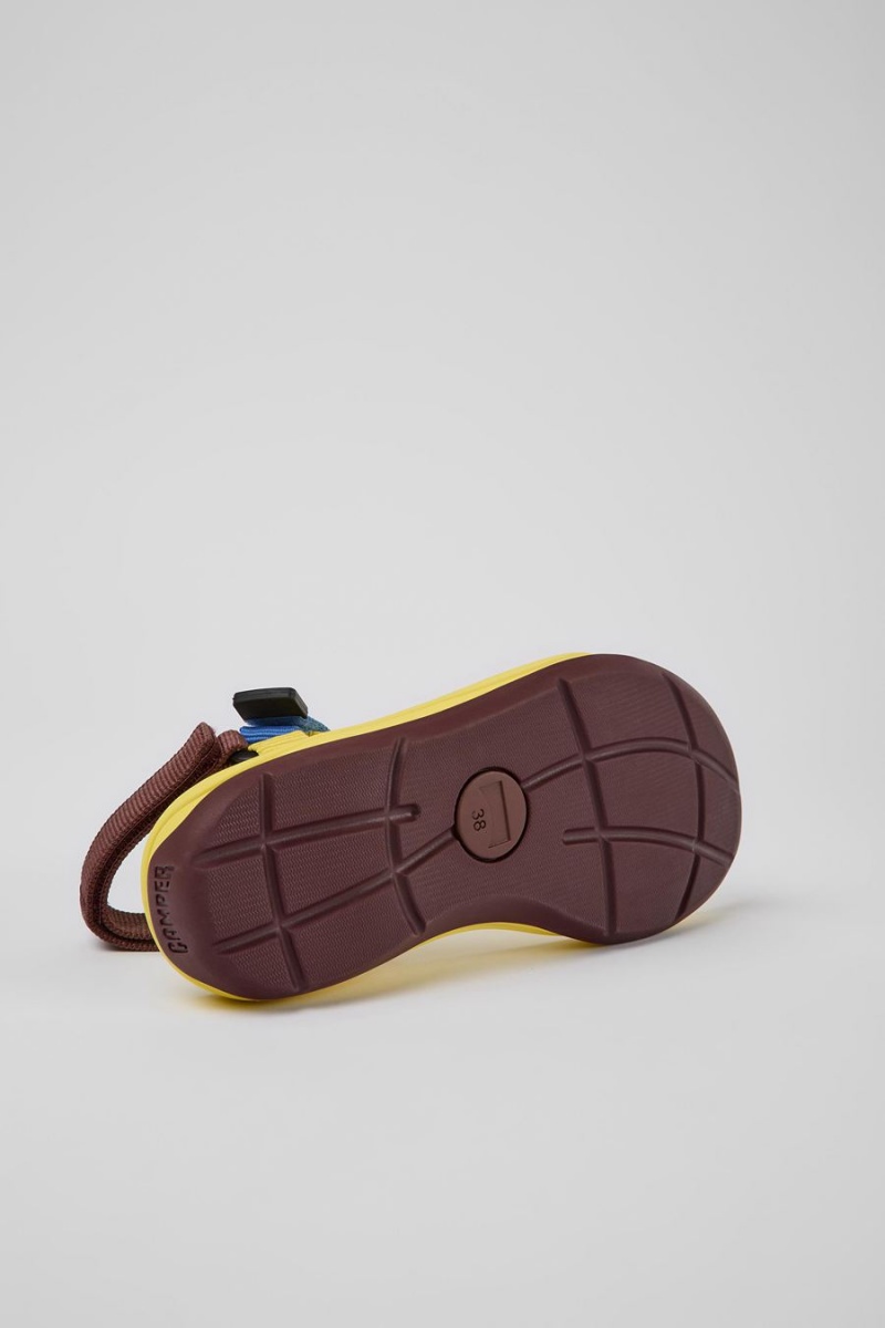 Sandalias Camper Match Mujer Amarillo | NGUFJ-6950