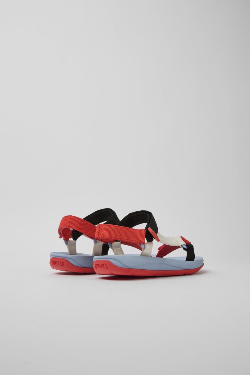 Sandalias Camper Match Mujer Rojas | HYXNZ-2835