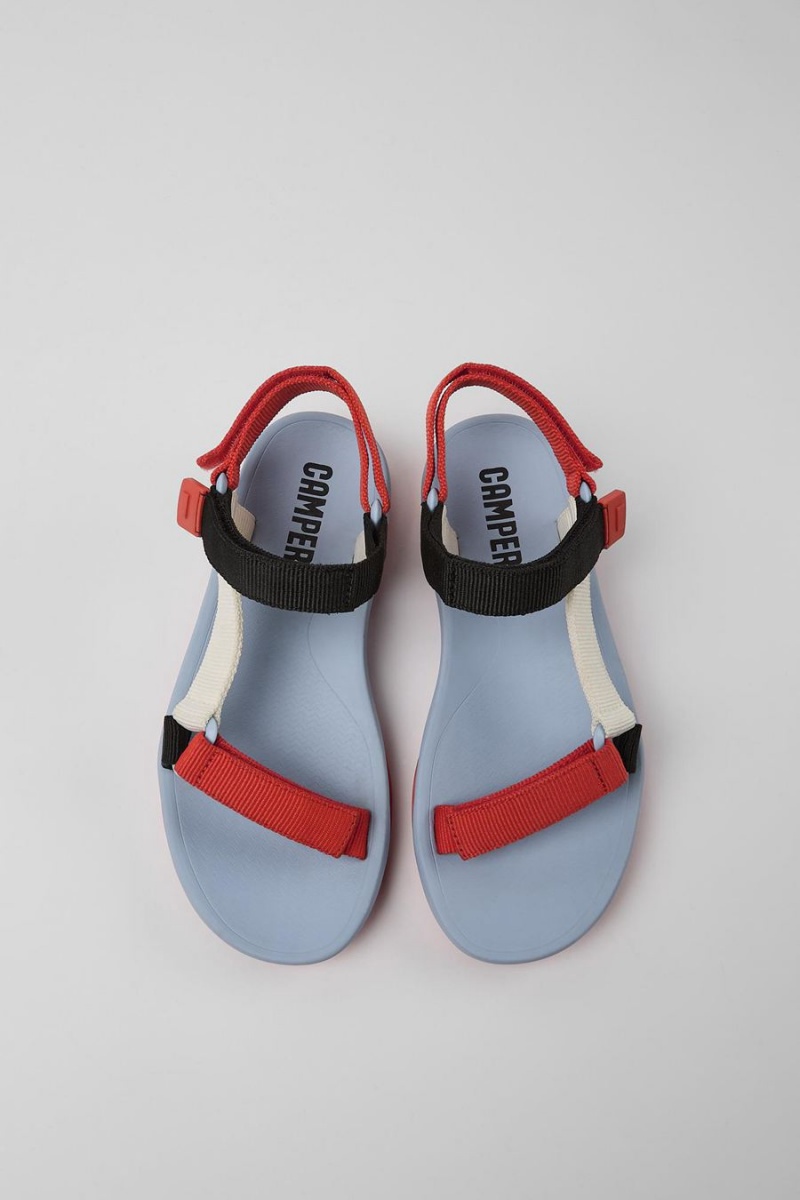 Sandalias Camper Match Mujer Rojas | HYXNZ-2835