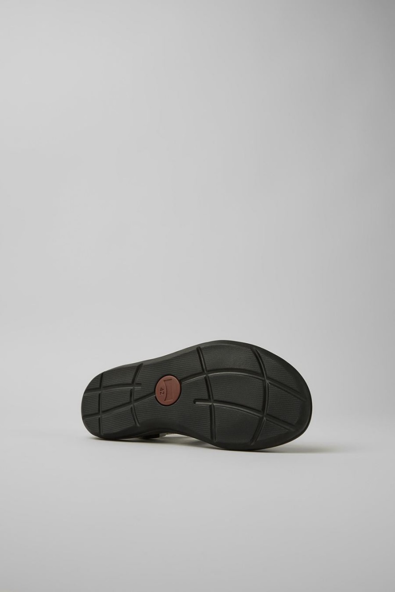 Sandalias Camper Match Recycled Pet Hombre Negras | KZTEI-7824