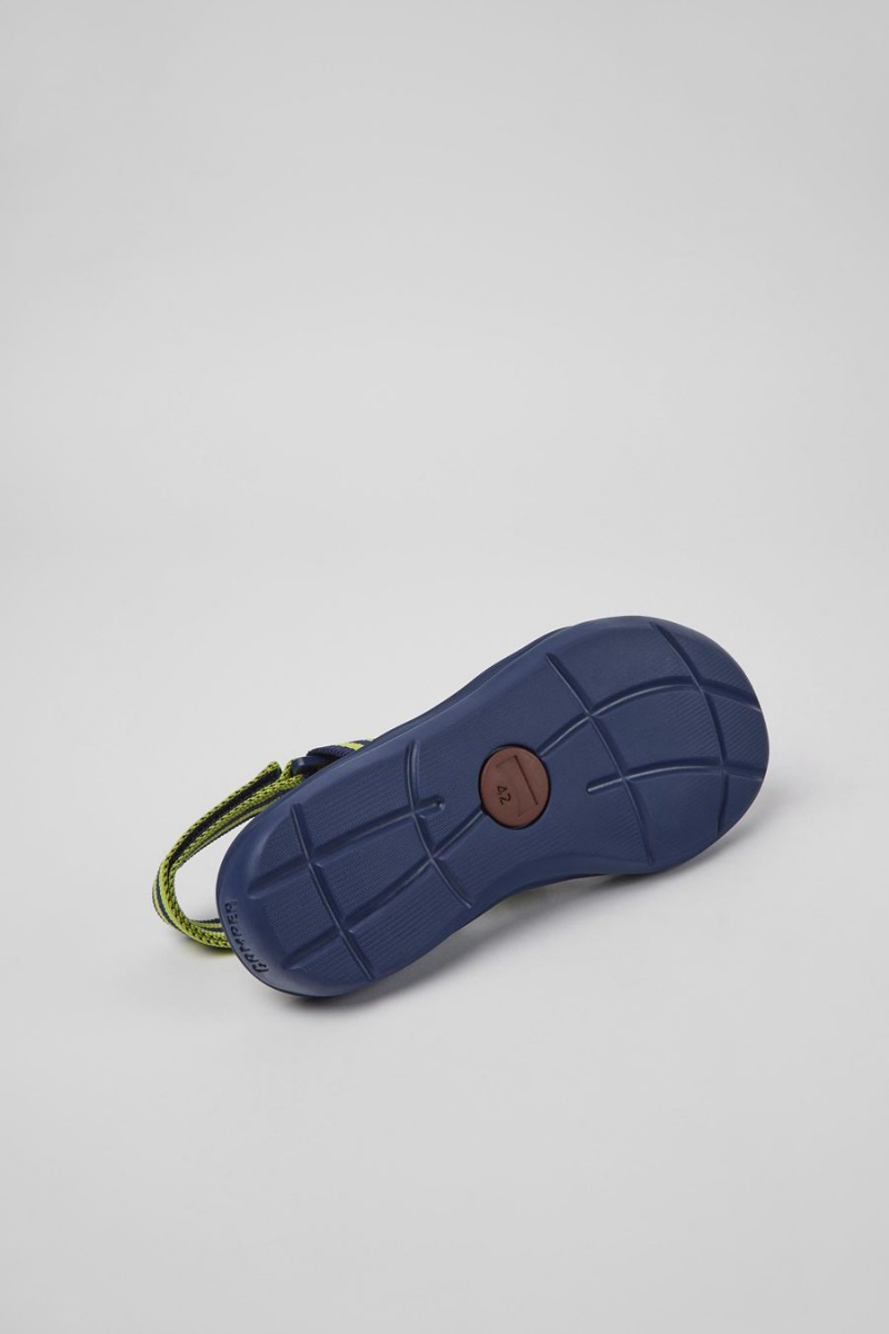Sandalias Camper Match Textil Hombre Azules | IHYAF-5471