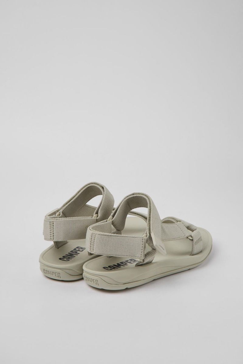 Sandalias Camper Match Textil Hombre Gris | NVWLR-1923
