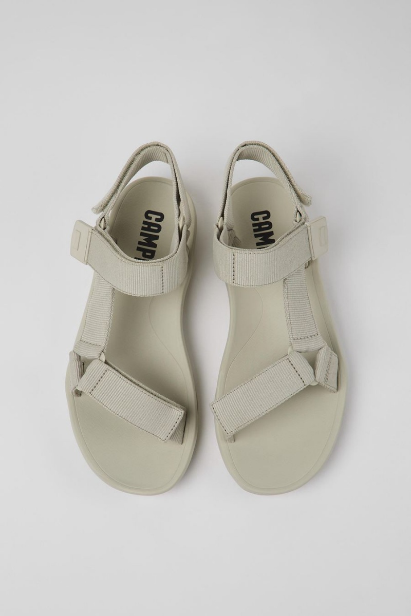 Sandalias Camper Match Textil Hombre Gris | NVWLR-1923