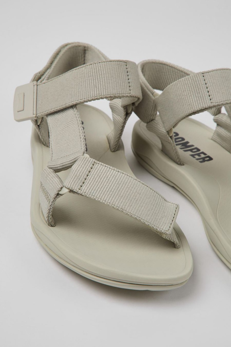Sandalias Camper Match Textil Hombre Gris | NVWLR-1923