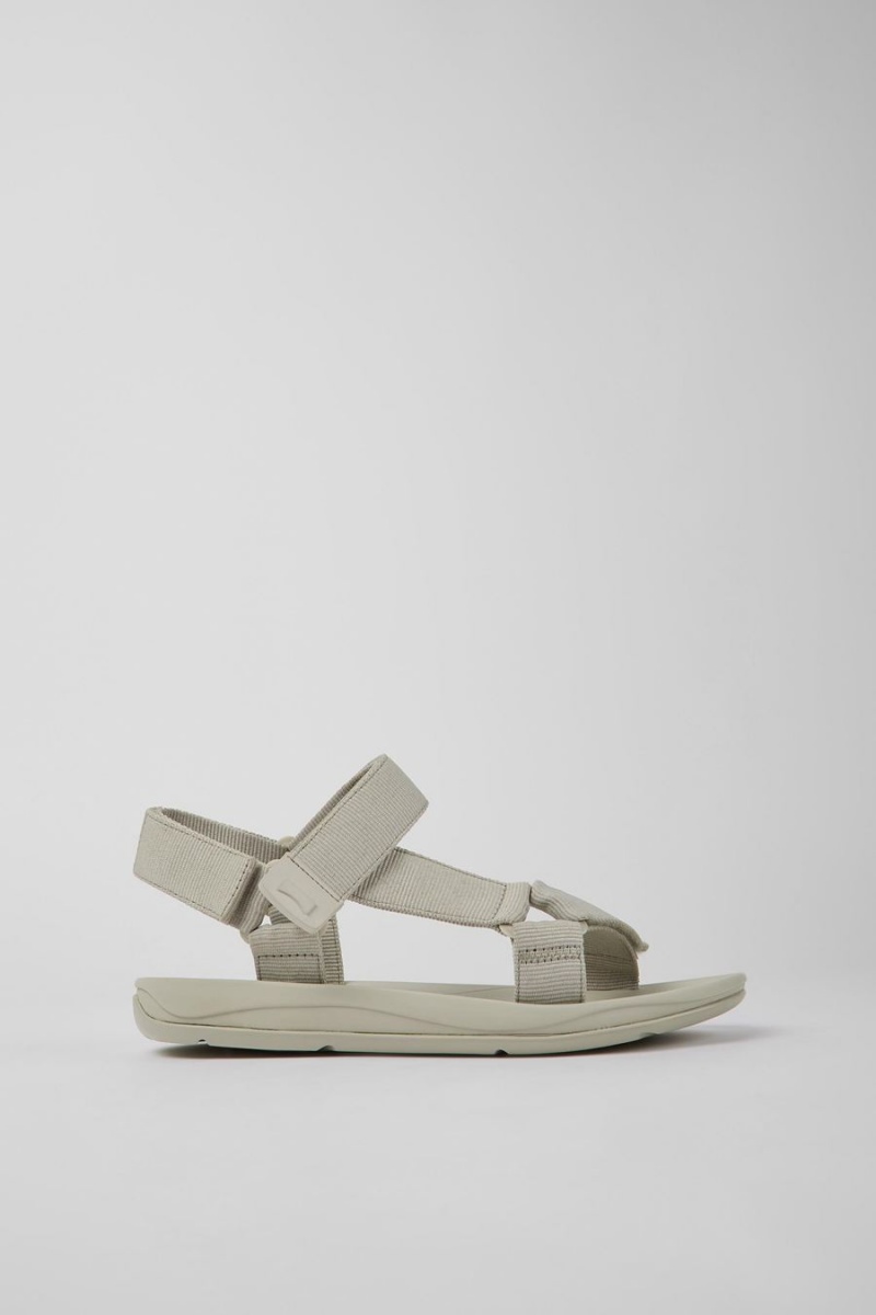 Sandalias Camper Match Textil Hombre Gris | NVWLR-1923
