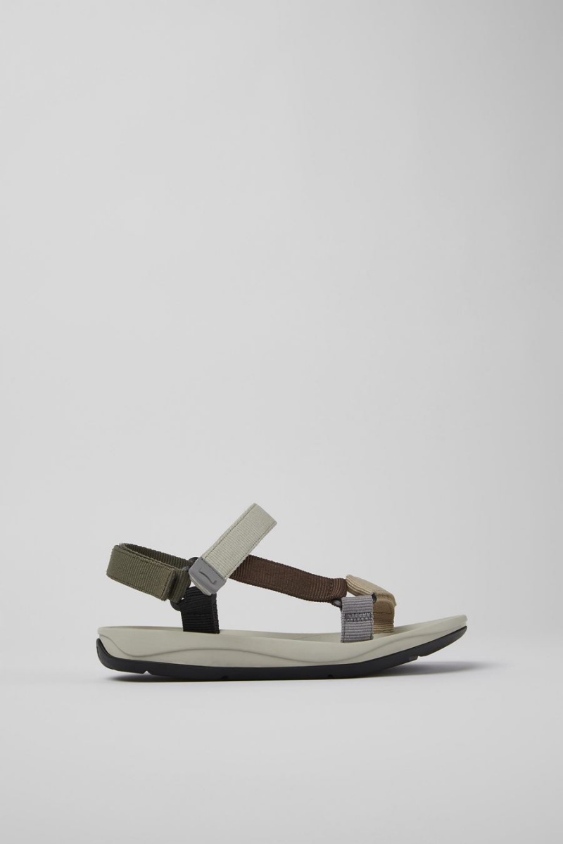 Sandalias Camper Match Textil Mujer Beige | GAMVU-7019