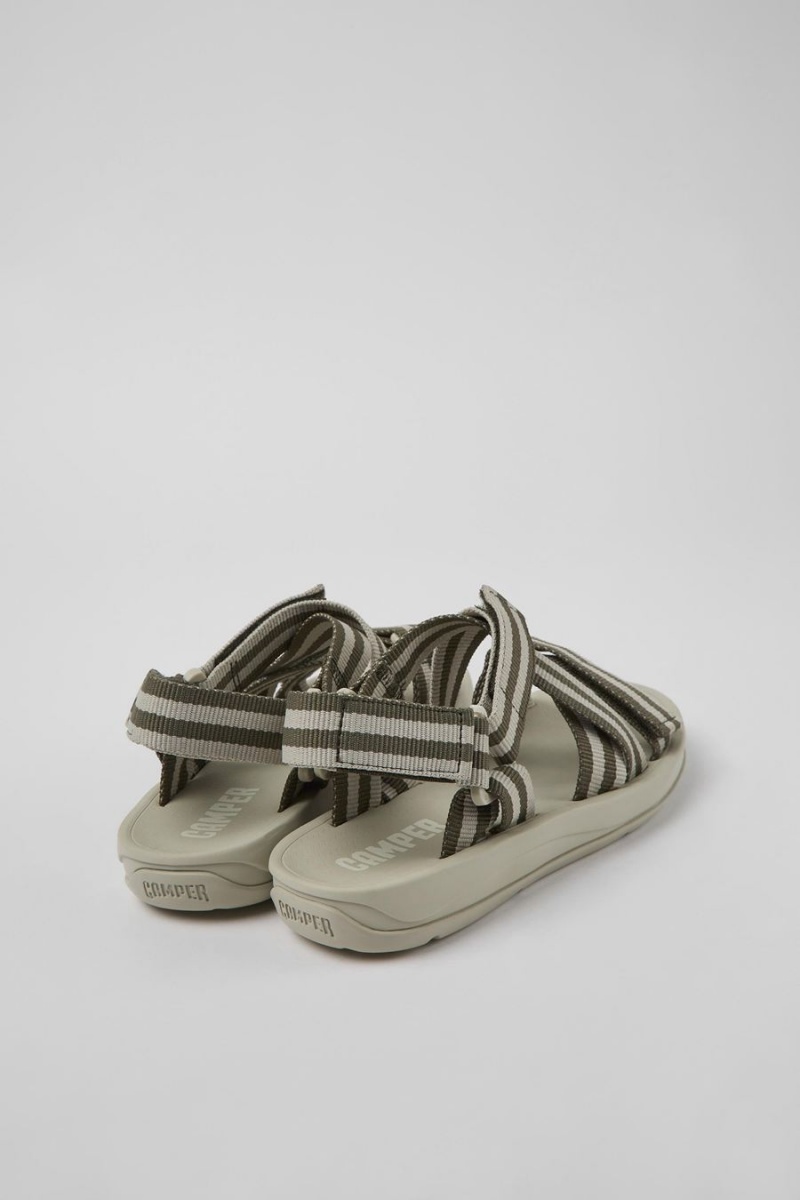 Sandalias Camper Match Textil Mujer Gris | OFDEP-0539